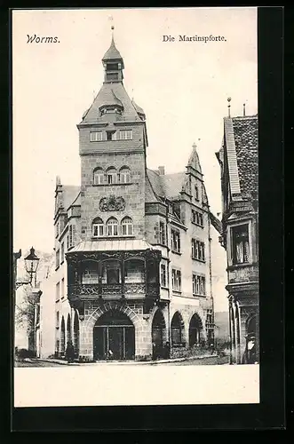 AK Worms, Blick auf die Martinspforte