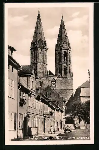 AK Heiligenstadt /Eichsfeld, Blick auf die Liebfrauenkirche