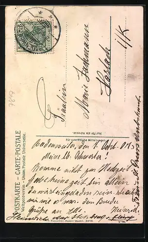 AK Badenweiler, Partie im Kurpark