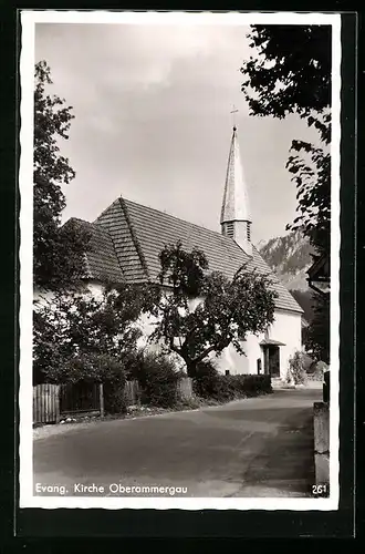 AK Oberammergau, Evangelische Kirche