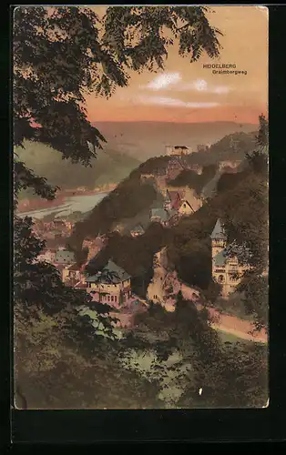 AK Heidelberg, Blick auf den Greimbergweg