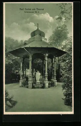 AK Bad Soden /Taunus, Denkmal im Park