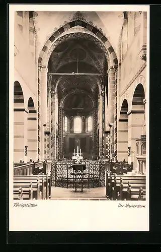 AK Königslutter, Innenansicht Kaiserdom