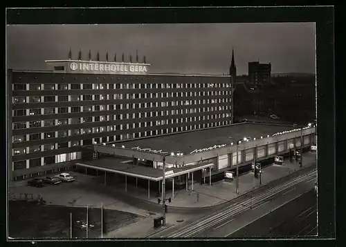 AK Gera, Blick auf das Interhotel