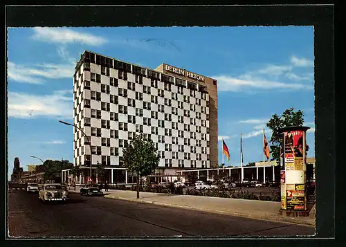 AK Berlin, Blick auf das Hilton Hotel