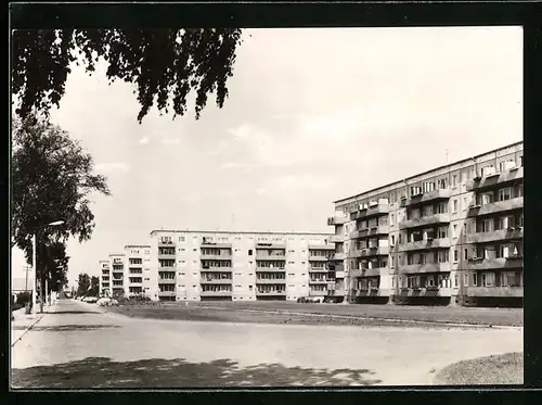 AK Grimmen, Gebäude der Heinrich-Heine-Strasse