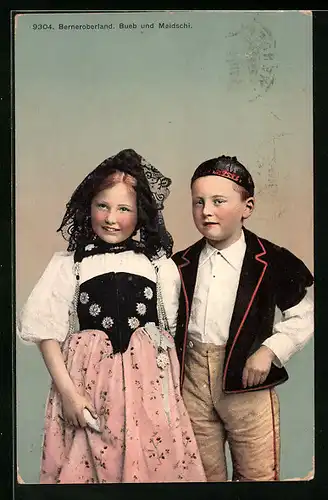 AK Berneroberland, Bueb und Meidschi in Schweizertracht
