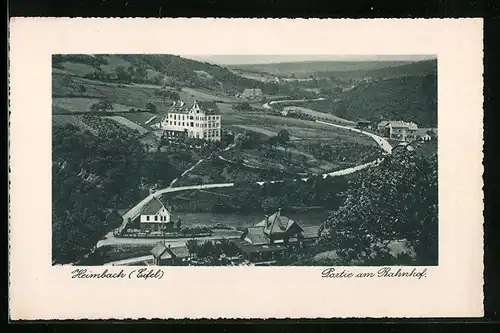AK Heimbach /Eifel, Partie am Bahnhof