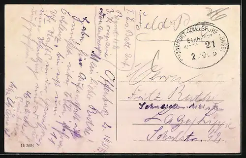 AK Offenburg i. B., Partie im Zwingerpark