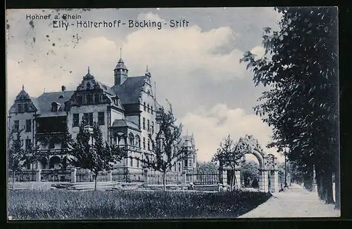 AK Honnef /Rh., Elly-Hölterhoff-Böcking-Stift mit Strasse
