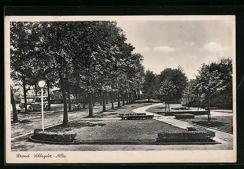 AK Brand bei Aachen, Schlageter-Allee, Anlagen