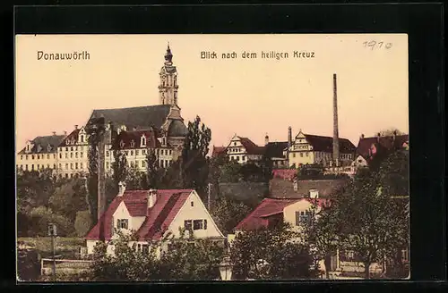 AK Donauwörth, Blick nach dem heiligen Kreuz