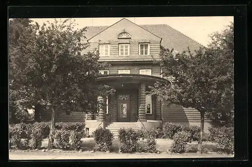 AK Bärenklau /Lausitz, Blick auf die Schule