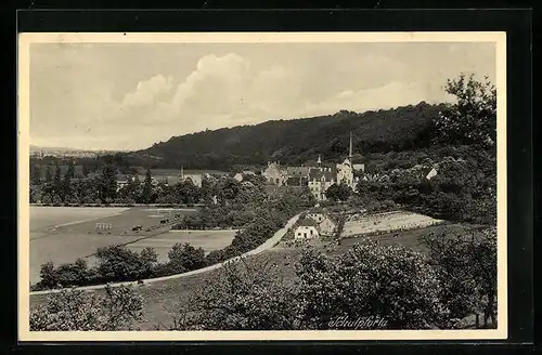 AK Schulpforta, Ortsansicht mit Umland