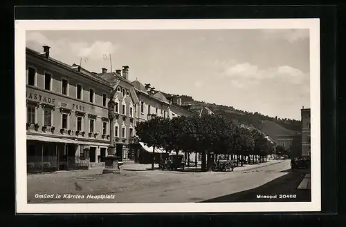 AK Gmünd, Blick auf den Hauptplatz