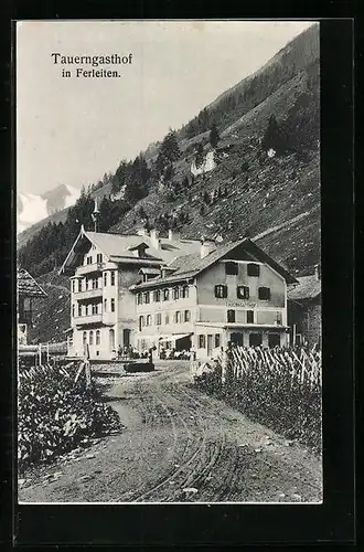 AK Ferleiten, Blick auf Tauerngasthof