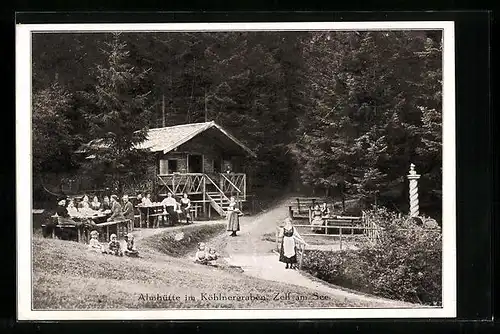 AK Zell am See, Almhütte im Köhlnergraben