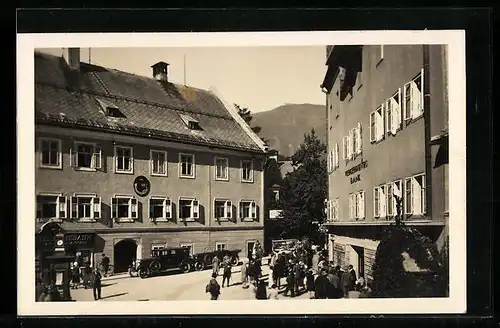 AK Zell a. See, Blick auf den Stadtplatz