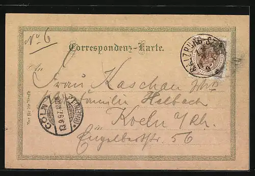 Lithographie Salzburg, Blick auf die Burg