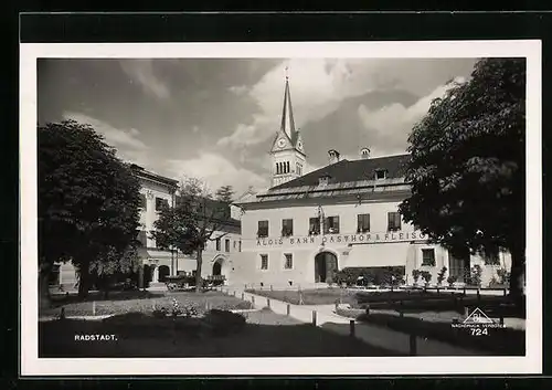 AK Radstadt, Alois Bahn Gasthof & Fleischerei