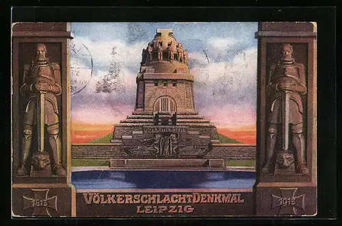 AK Leipzig, Völkerschlacht-Denkmal, 1813-1913