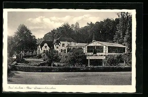 AK Bad Aachen, Waldcafe und Restaurant Neu-Linzenshäuschen