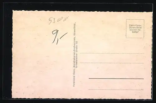 AK Flerzheim, Flusspartie mit Kirche