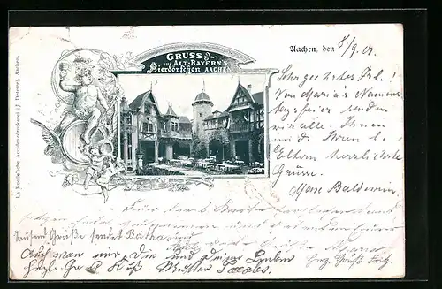 AK Aachen, Gasthaus Alt-Bayern`s Bierdörfchen