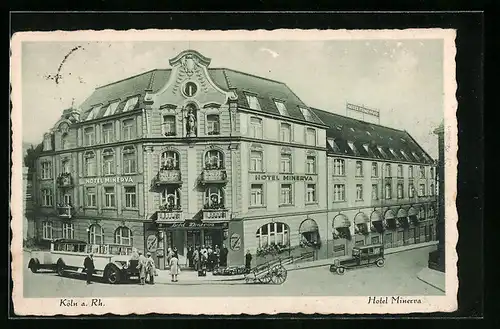 AK Köln a. Rh., Hotel Minerva