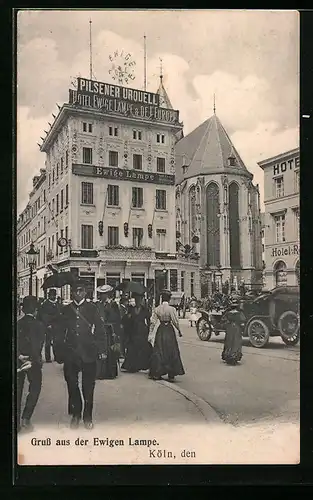 AK Köln, Gasthaus Ewige Lampe