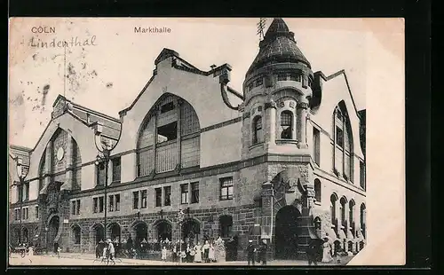 AK Cöln, Blick auf die Markthalle