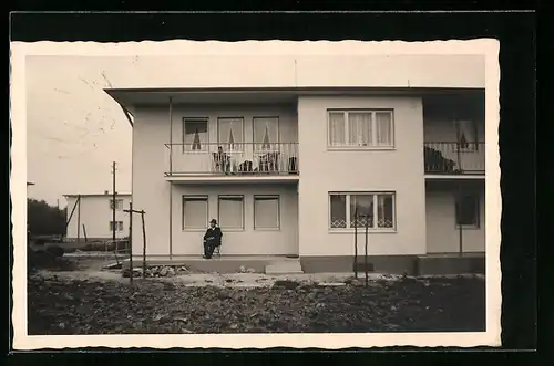 Foto-AK Köln-Höhenberg, Merheimer Heide 44, 1955