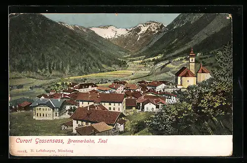 AK Gossensass, Ort an der Brennerbahn