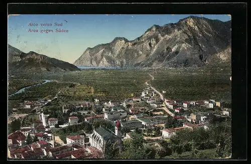 AK Arco, Ortsansicht gegen Süden