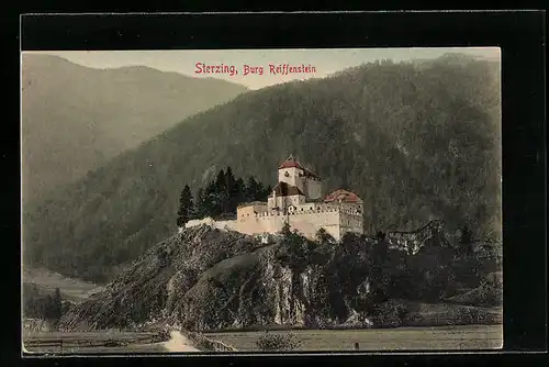 AK Sterzing, Blick auf Burg Reiffenstein