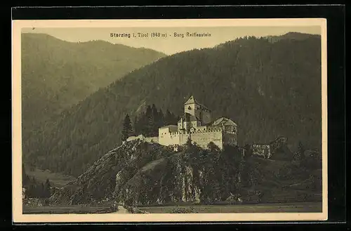 AK Sterzing i. Tirol, Blick auf die Burg Reiffenstein