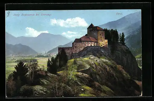 AK Sterzing, Ortsansicht mit Burg Reifenstein