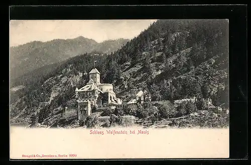 AK Mauls, Blick auf Schloss Welfenstein