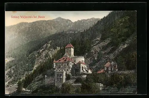 AK Mauls, Ansicht von Schloss Welfenstein