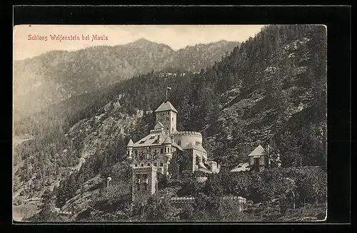 AK Mauls, Blick auf Schloss Welfenstein