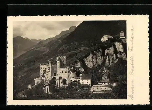 AK Meran, Blick auf die Brunnenburg