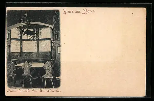 AK Bozen, Gasthaus Batzenhäusel, Das Hünstlererker