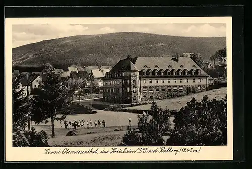 AK Oberwiesenthal, Kreisheim D.T. mit Keilberg