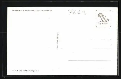 AK Schenkenzell / bad. Schwarzwald, Totalansicht