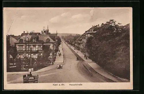 AK Kehl a. Rh., Hauptstrasse