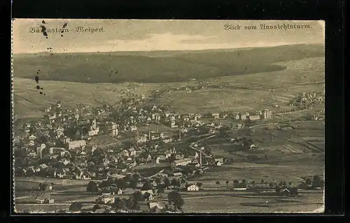 AK Bärenstein-Weipert, Blick vom Aussichtsturm