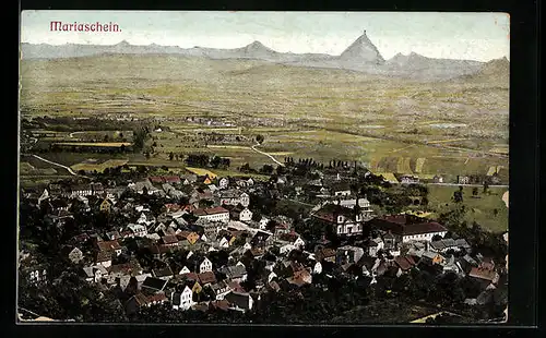 AK Mariaschein, Totale aus der Luft gesehen