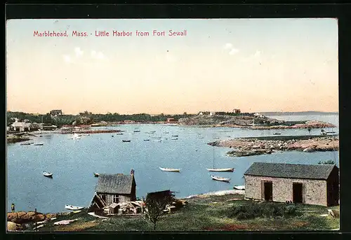 AK Marblehead, MA, Little Harbor from Fort Sewall