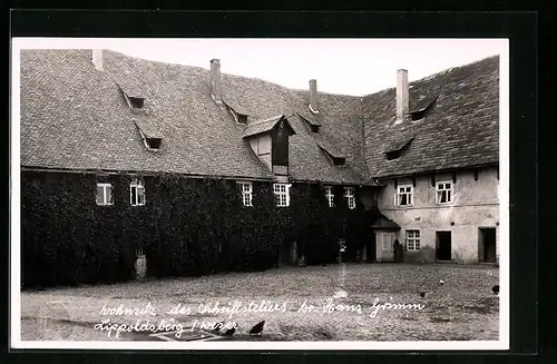 AK Lippoldsberg / Weser, Wohnsitz des Schriftstellers Dr. Hans Grimm