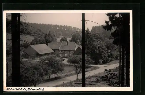 AK Moringen / Solling, Blick auf die Stennebergsmühle